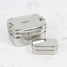 Load image into Gallery viewer, Panna - Two Tier Rectangle Lunch Box with Mini Container
