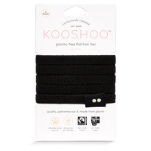 Load image into Gallery viewer, Plastic Free Hair Ties - 5 pack (multicoloured or black)