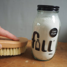 Load image into Gallery viewer, Glass bottle with a brush on a wooden surface