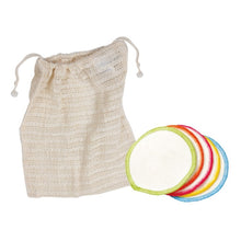 Load image into Gallery viewer, Organic Make Up Removal Pads (x10) & Wash bag