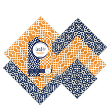 Load image into Gallery viewer, Vegan Wax Food Wraps- x5 Pack (Choice of Design)