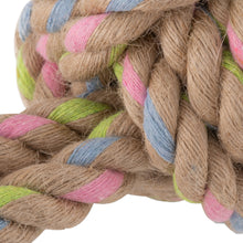 Load image into Gallery viewer, Hemp Ball on Rope Dog Toy
