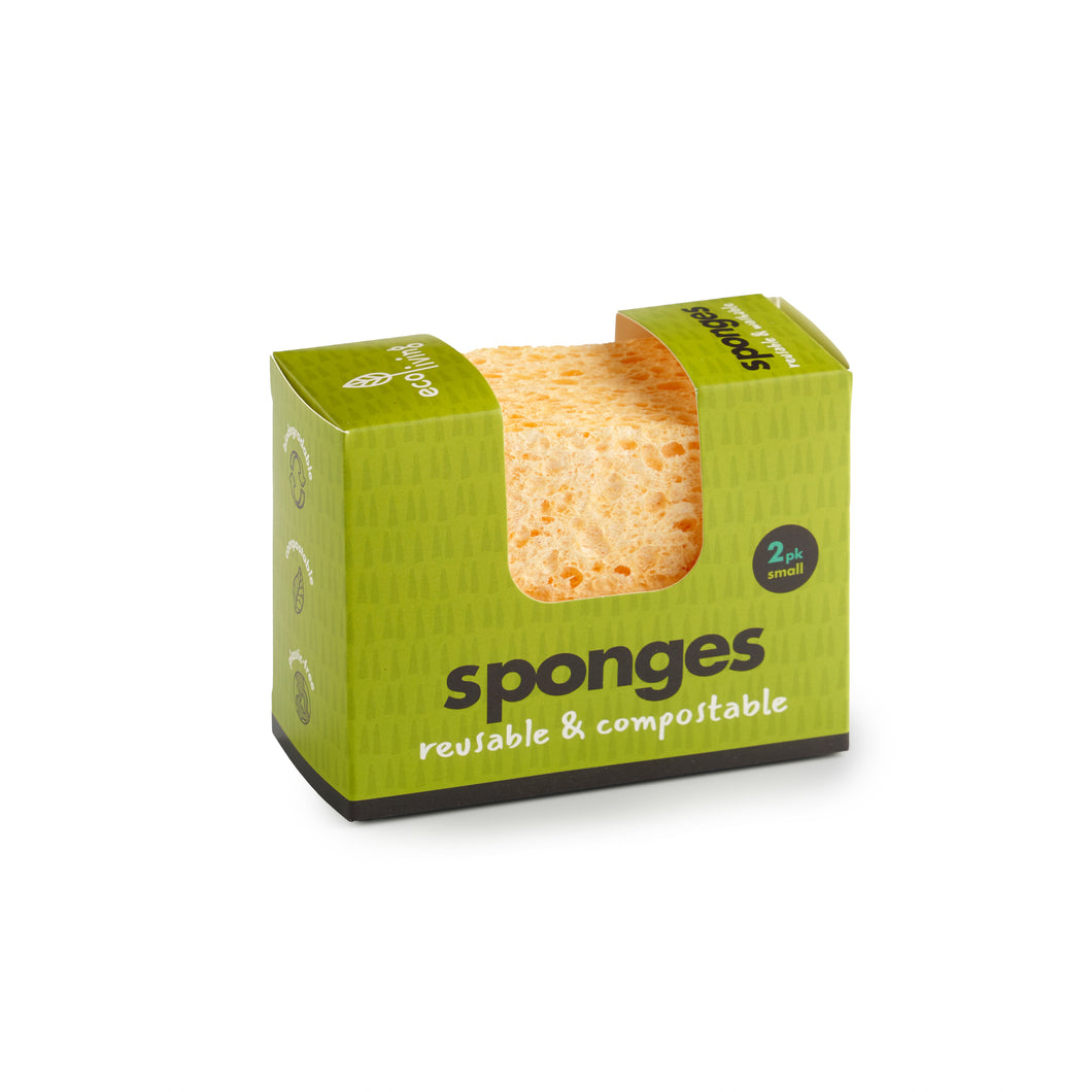 2 Pack Compostable Wavy Sponges (UK made)