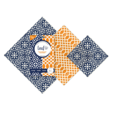 Load image into Gallery viewer, Vegan Wax Food Wraps- x3 Pack