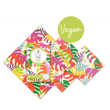 Load image into Gallery viewer, Vegan Wax Food Wraps- x3 Pack