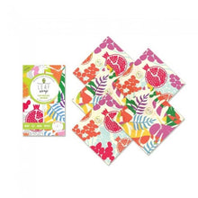 Load image into Gallery viewer, Vegan Wax Food Wraps- Teeny 5 Pack