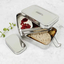 Load image into Gallery viewer, Panna - Two Tier Rectangle Lunch Box with Mini Container
