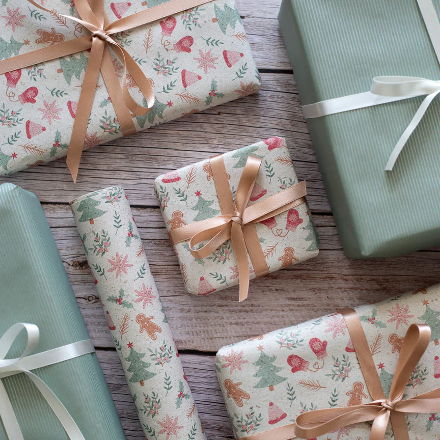Gingerbread Wrapping Paper (5m roll)