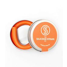 Load image into Gallery viewer, Reusable Silicone Straw in Travel Tin
