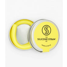 Load image into Gallery viewer, Reusable Silicone Straw in Travel Tin
