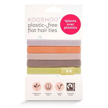 Load image into Gallery viewer, Plastic Free Hair Ties - 5 pack (choice of three colour packs)
