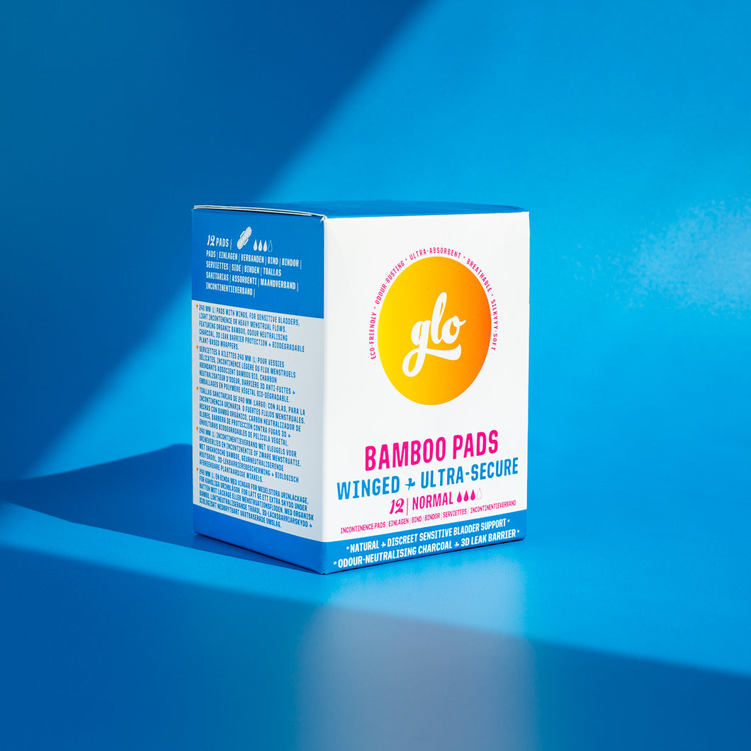 Bamboo Regular Pads for Sensitive Bladder (12 pads) *Please contact us to order*