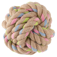 Load image into Gallery viewer, Hemp Rope Ball Dog Toy
