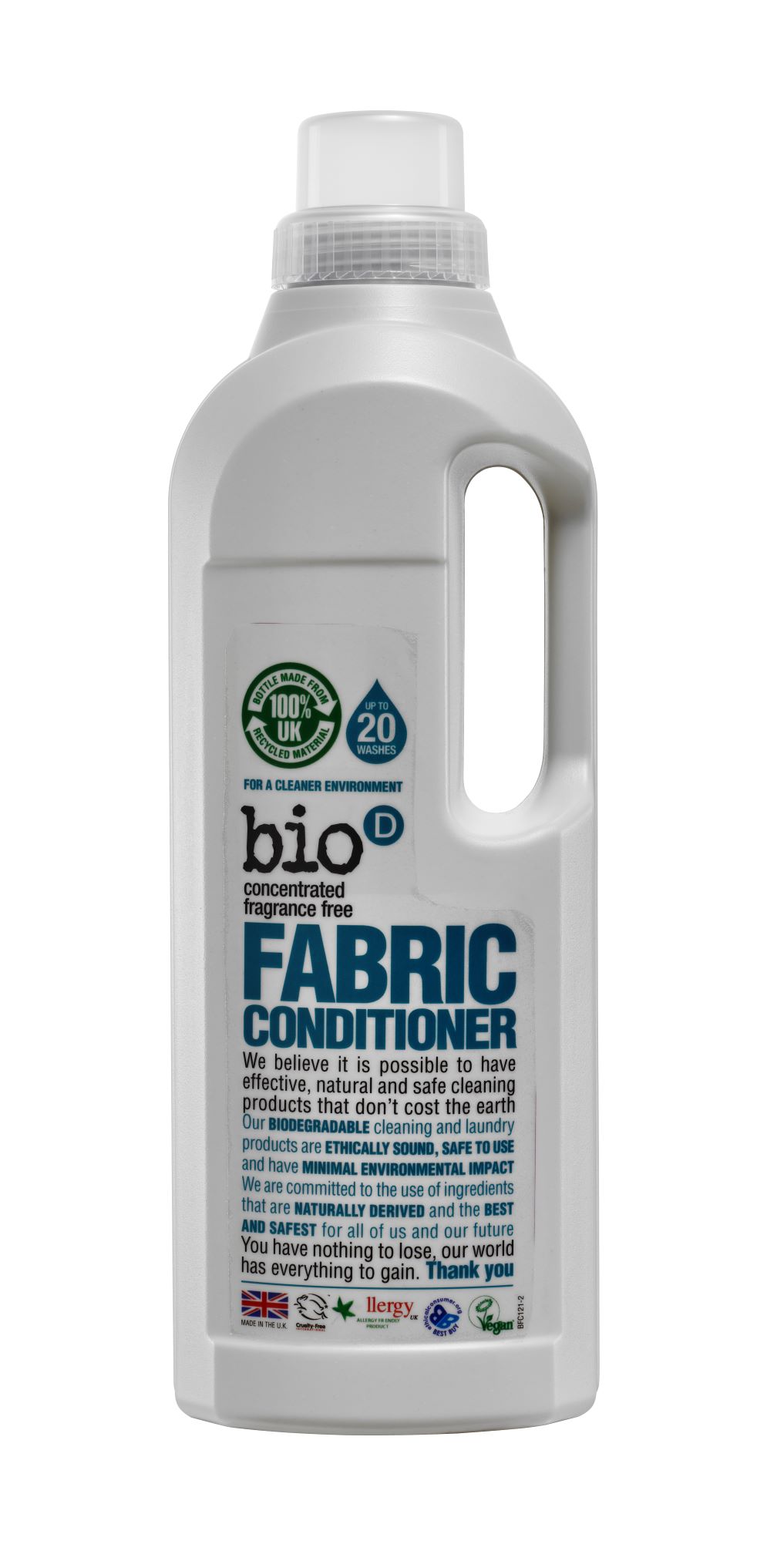 Fabric Conditioner Fragrance Free  1 litre