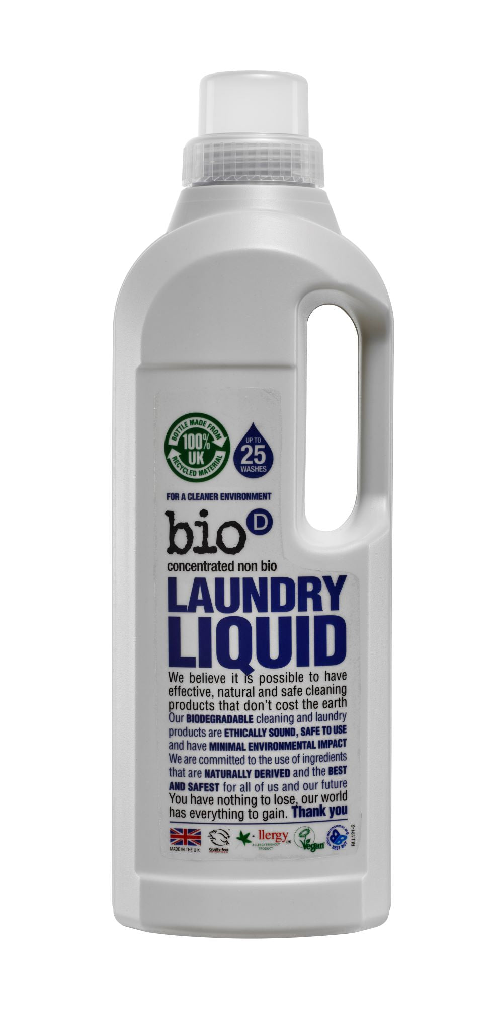 Laundry Liquid Fragrance Free 1 litre