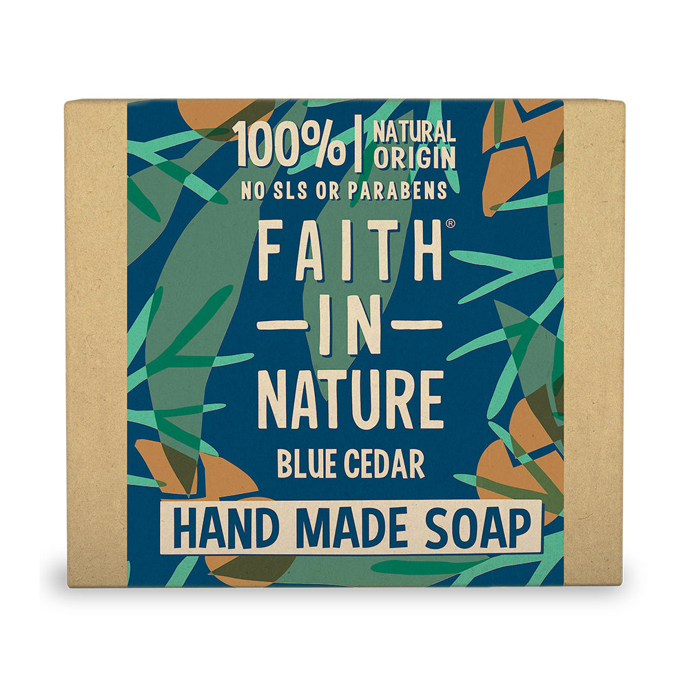 Handmade Blue Cedar Soap Bar