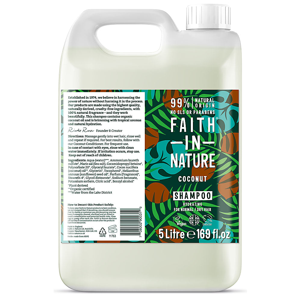 Coconut Shampoo 5 litres