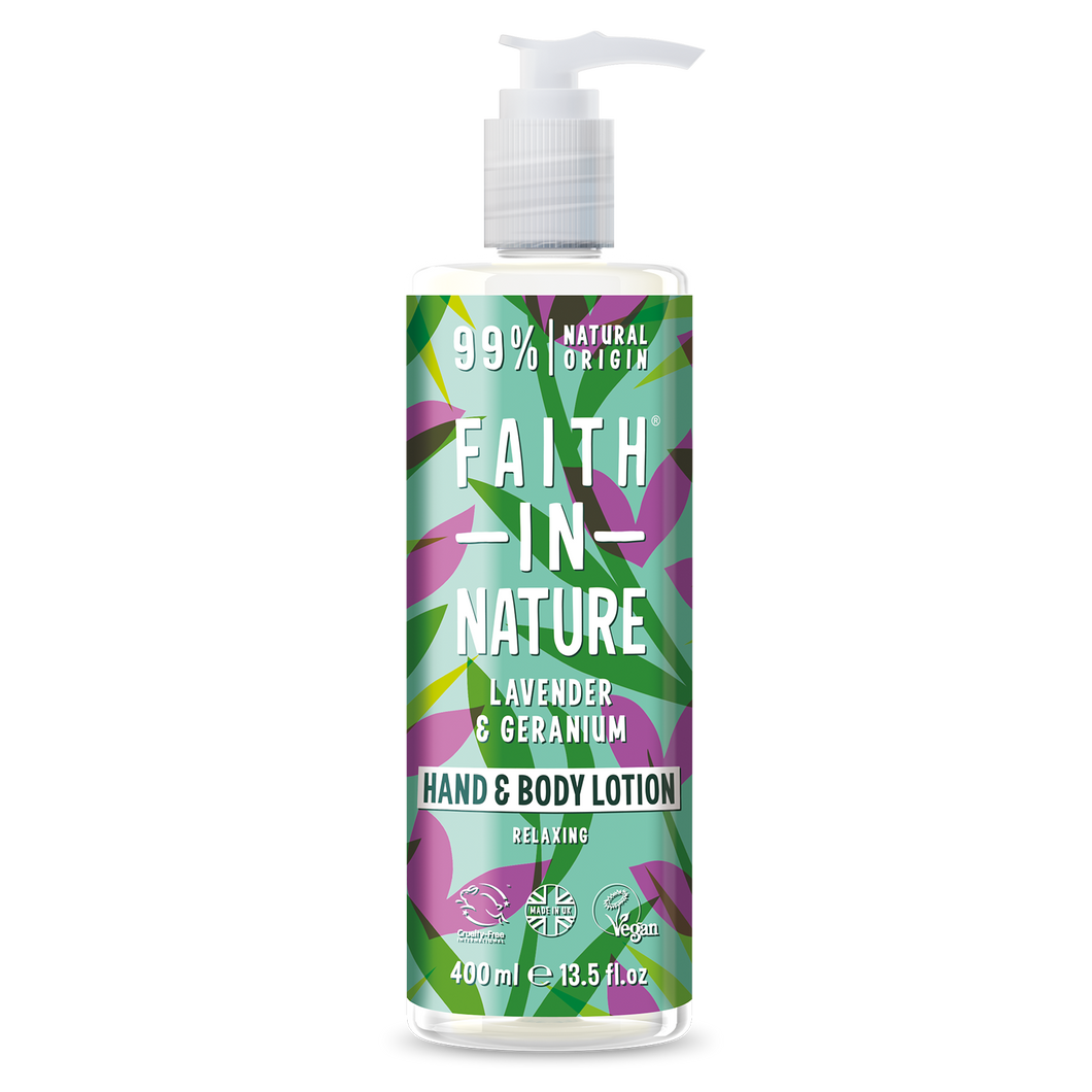 Lavender & Geranium Hand and Body Lotion - Local Refills