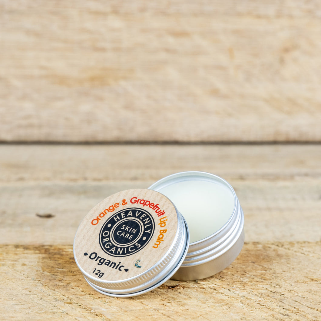 Organic Lip Balm- Orange & Grapefruit