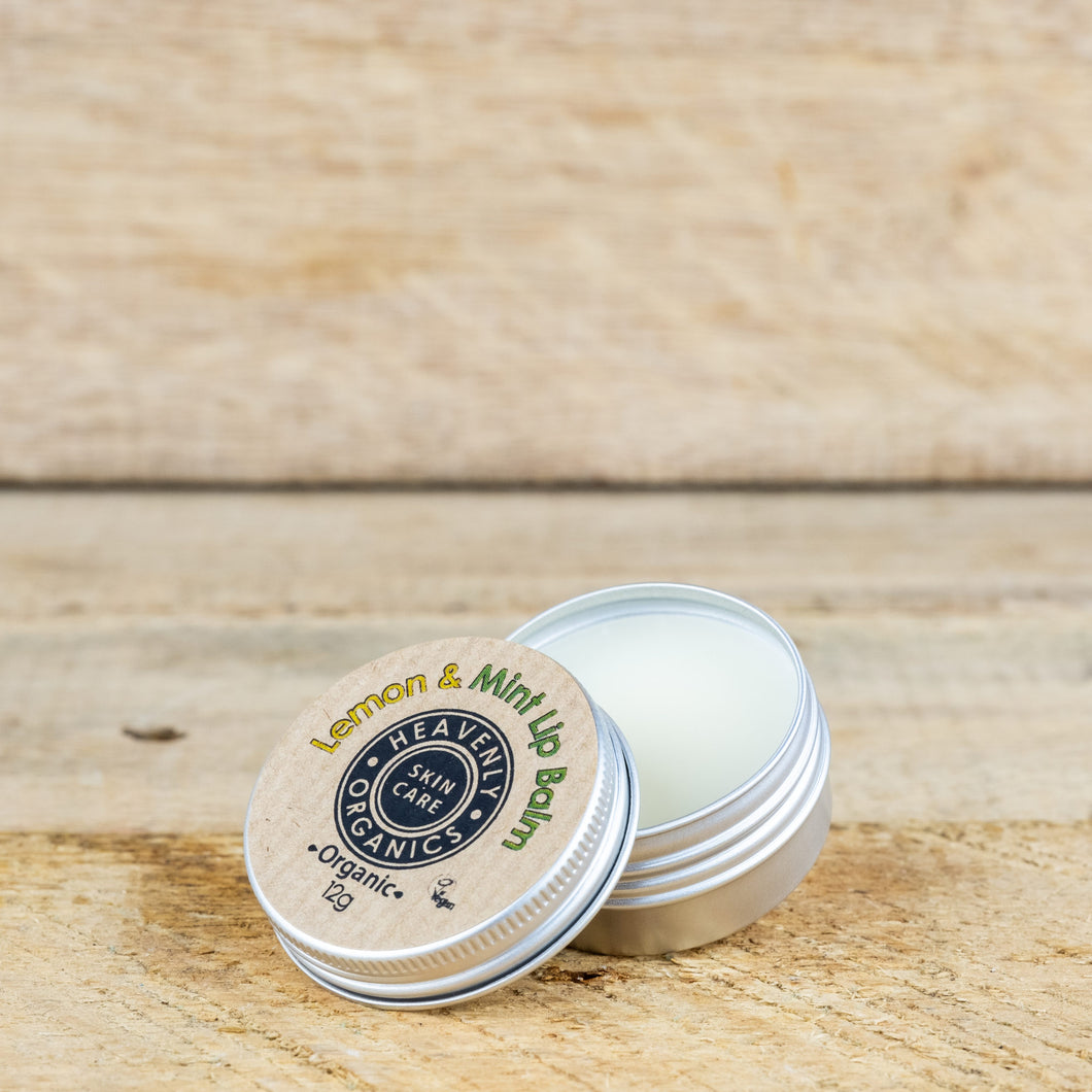 Organic Lip Balm- Lemon & Mint